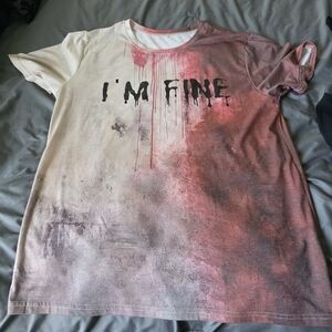 Bloody I'm Fine Graphic T-Shirt